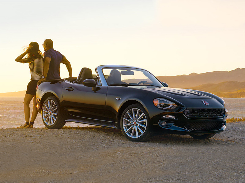 Let the sun warm you up in a convertible.