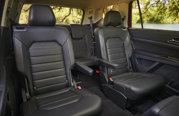 VW atlas second row captain's chairs