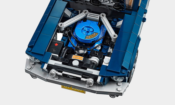 lego ford mustang engine