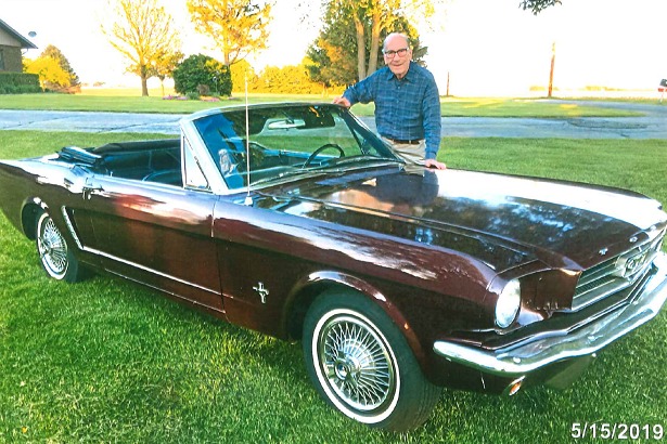 Martin with his first Mustang