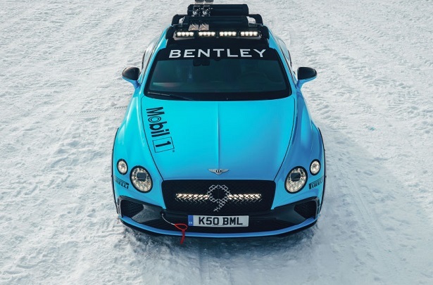 bentley continental gt ice racer top front